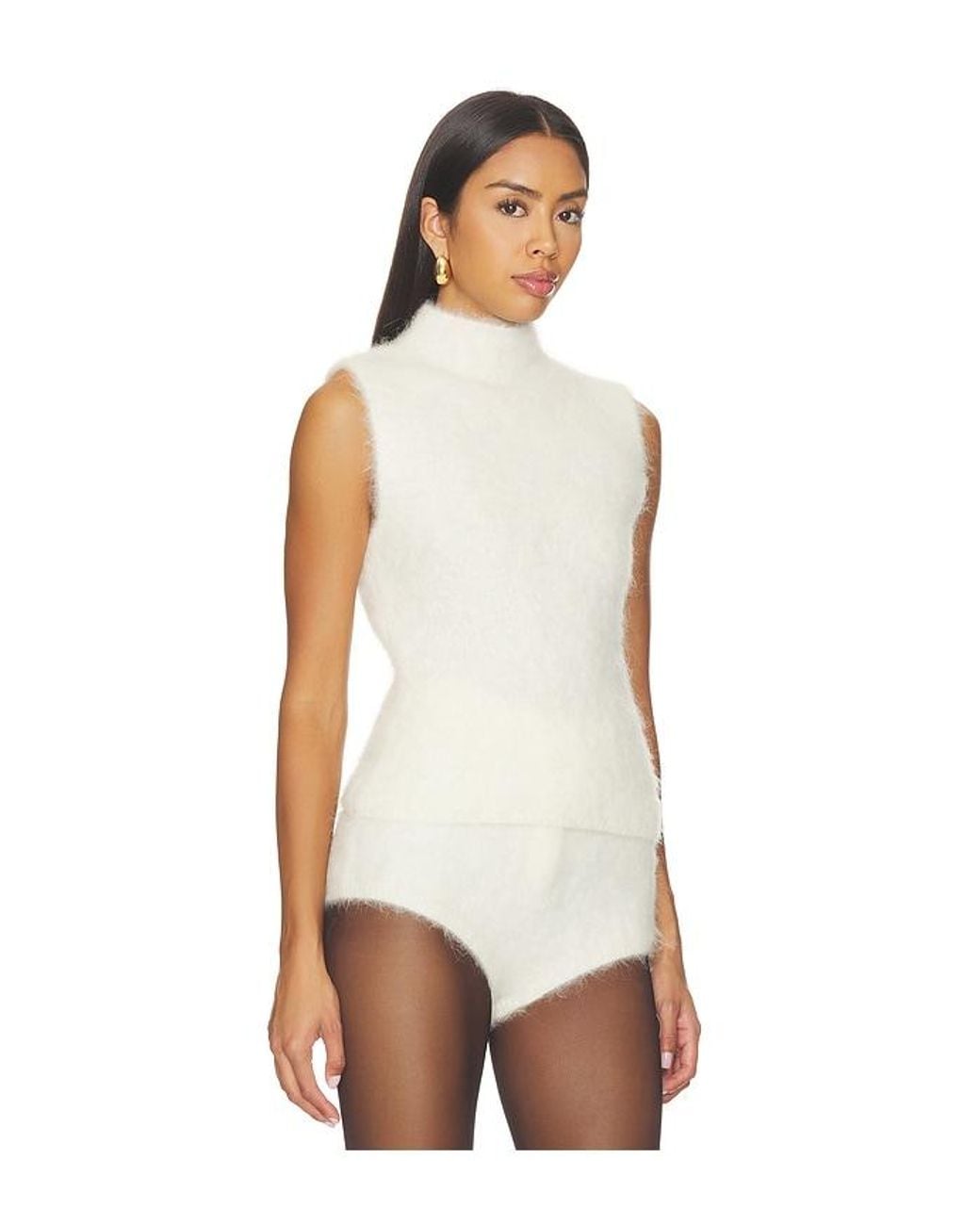 Lamarque White Lomita Top