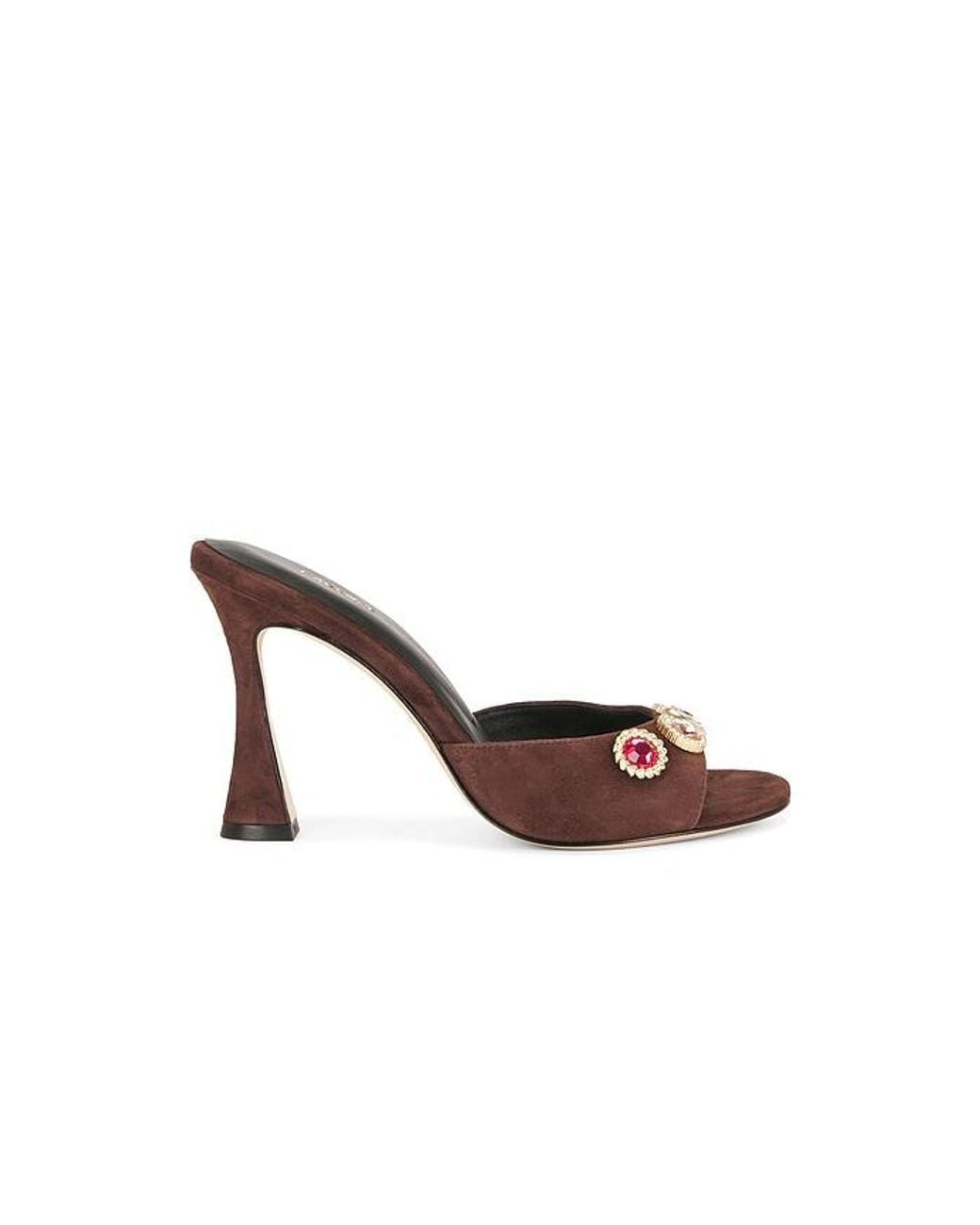L'Agence Brown Pantolette Avery Iv