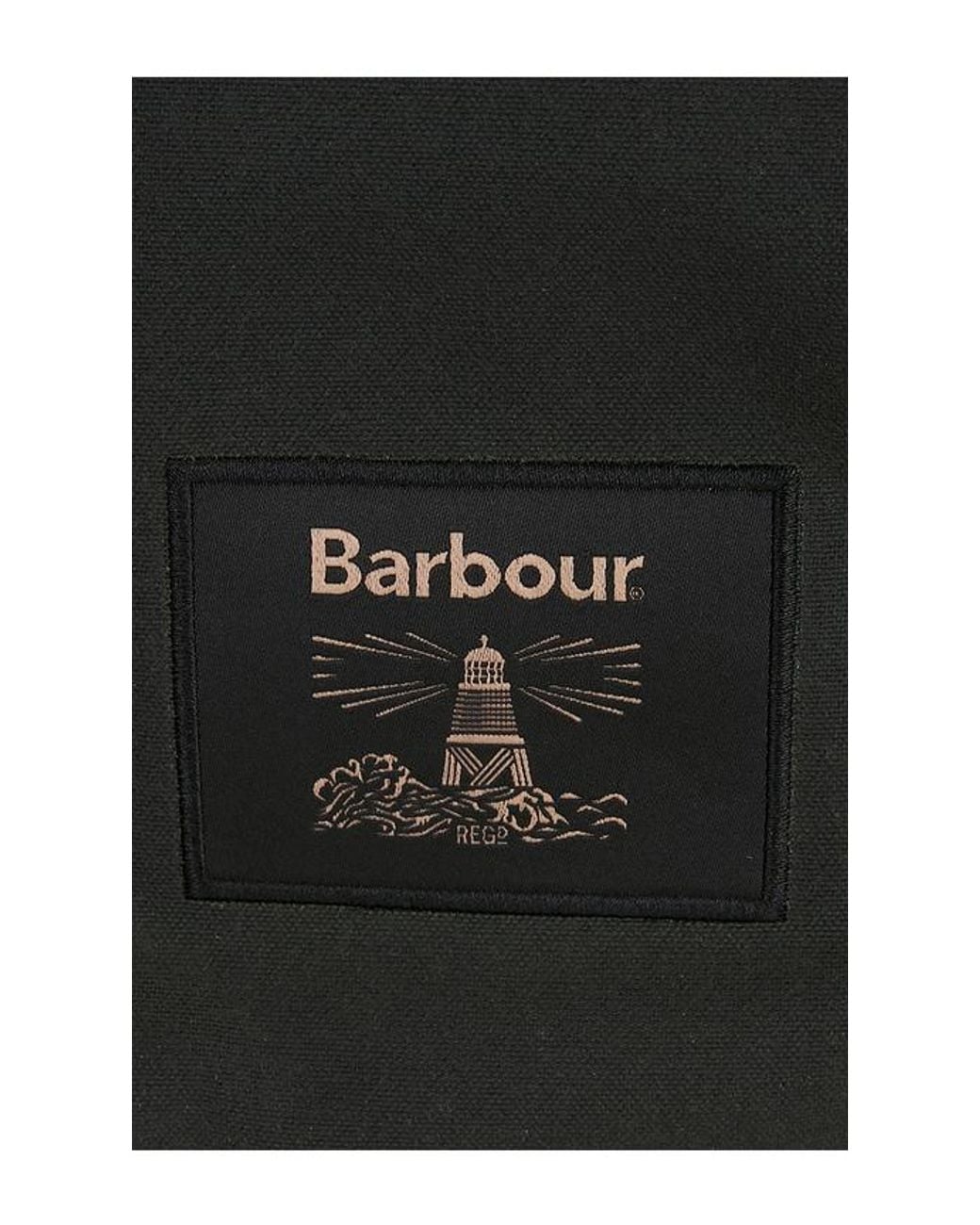 Barbour Black Field Wax Holdall Duffle for men
