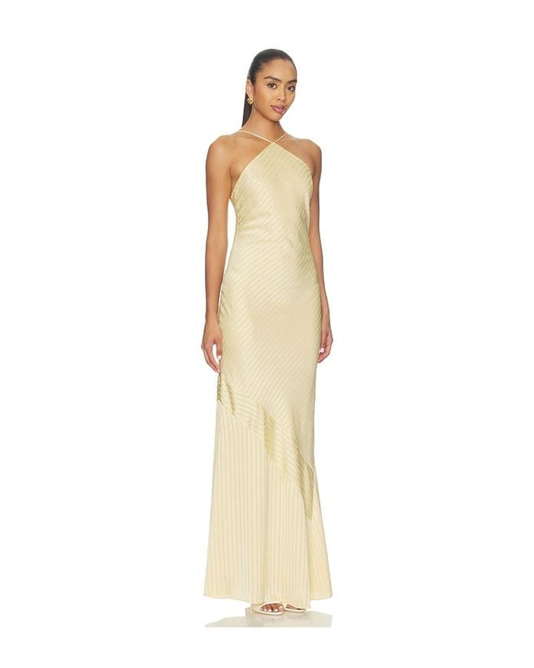 Amanda Uprichard Natural Gabriella Gown