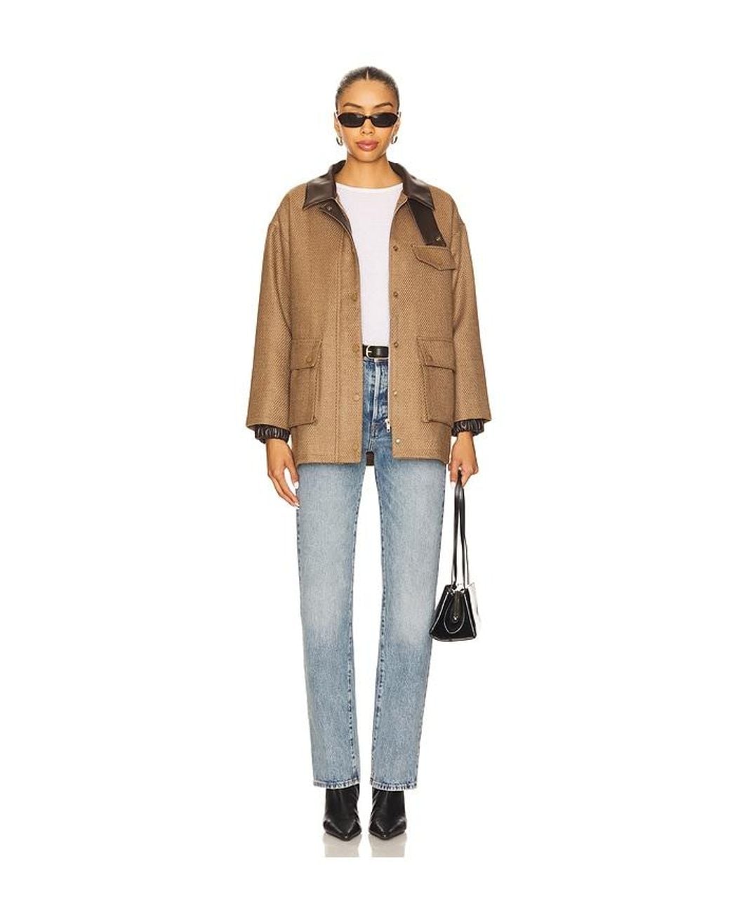 Line & Dot Natural Jacke Bourbon
