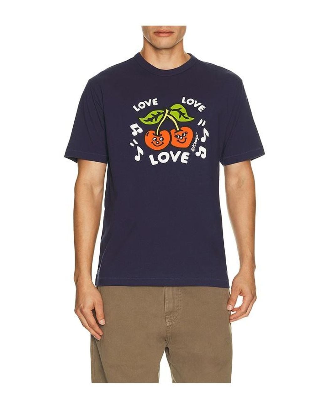 KENZO Blue Loves Classic T-Shirt for men