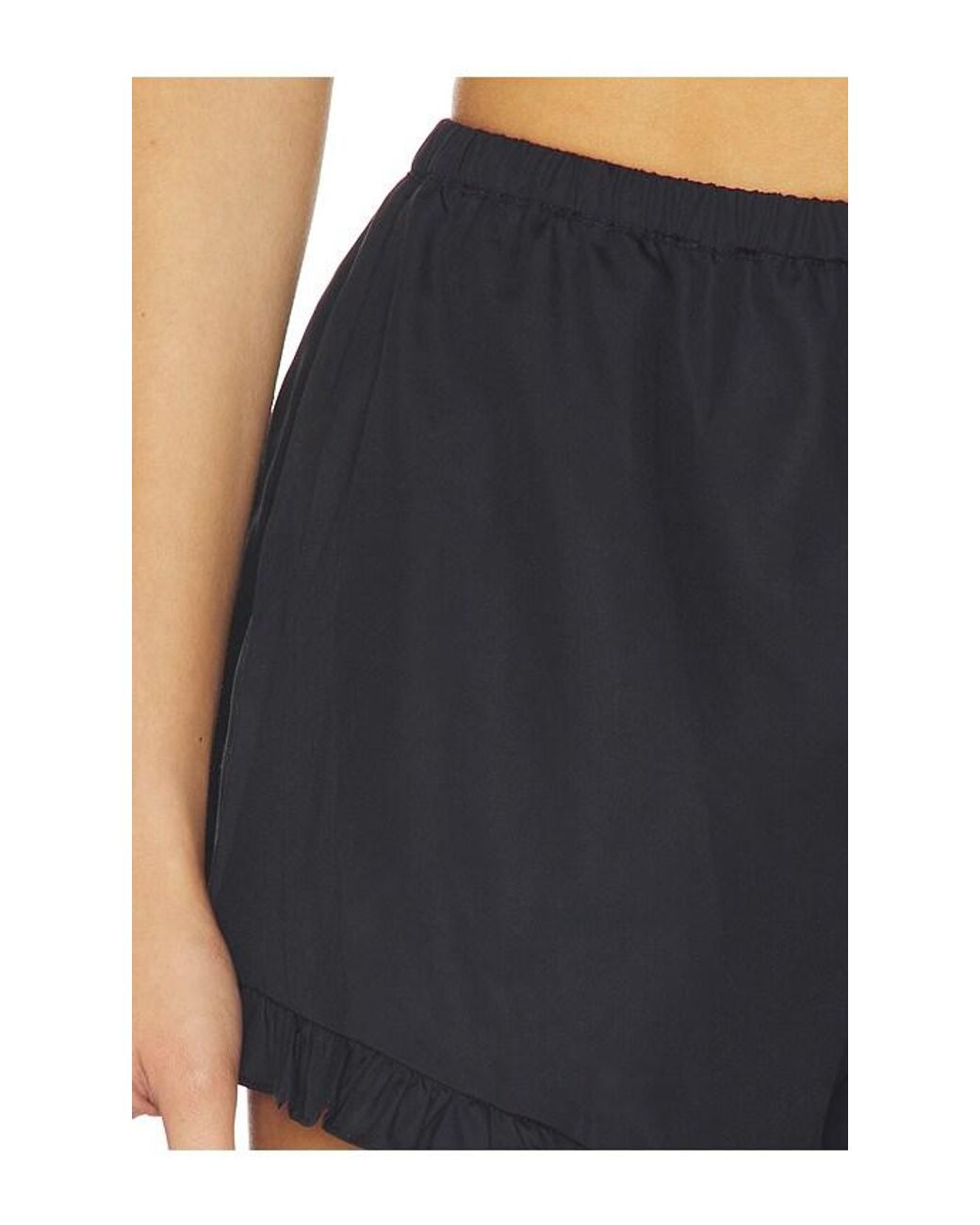 Hunza G Blue Frill Mini Shorts