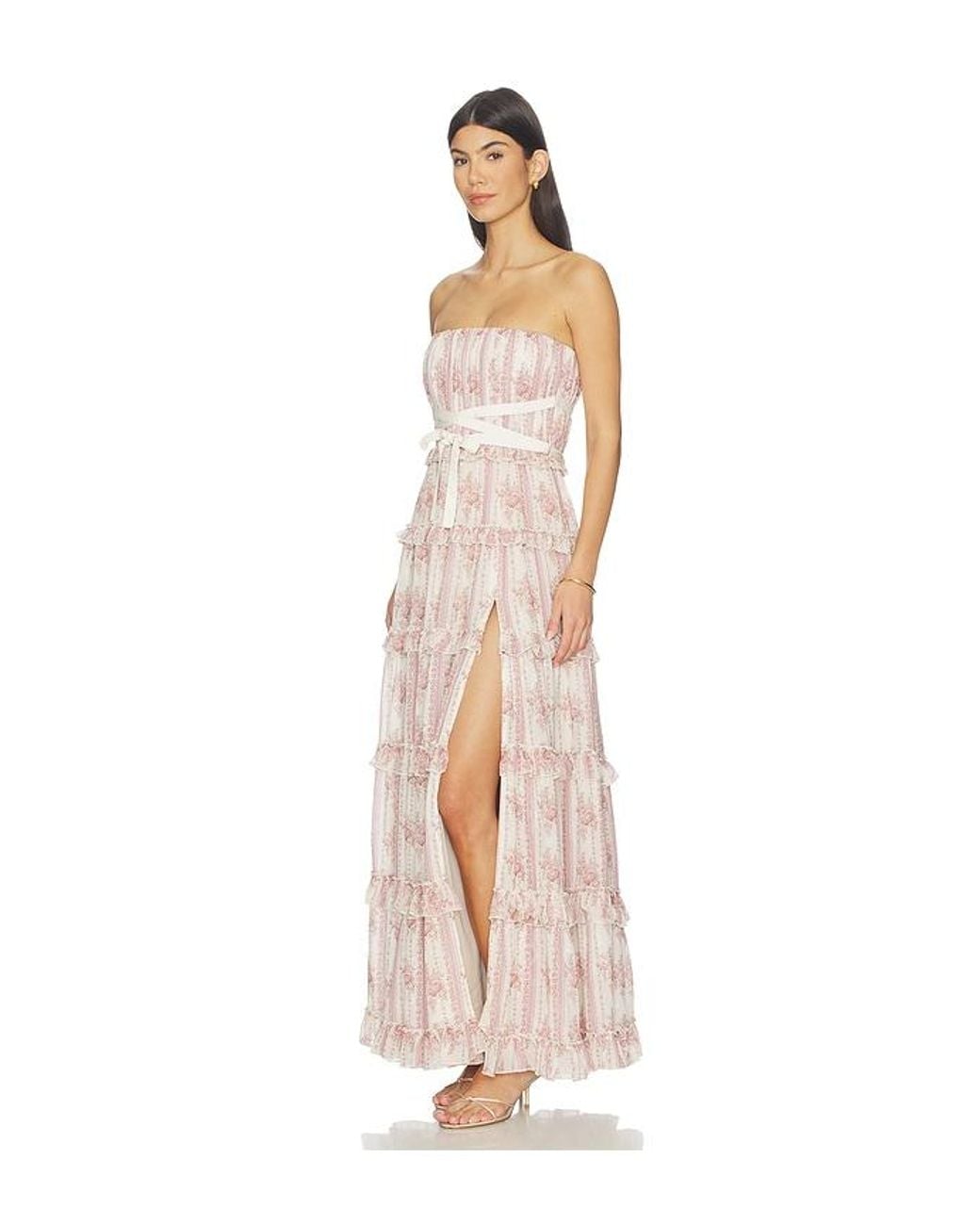 V. Chapman White Shelby Maxi Dress