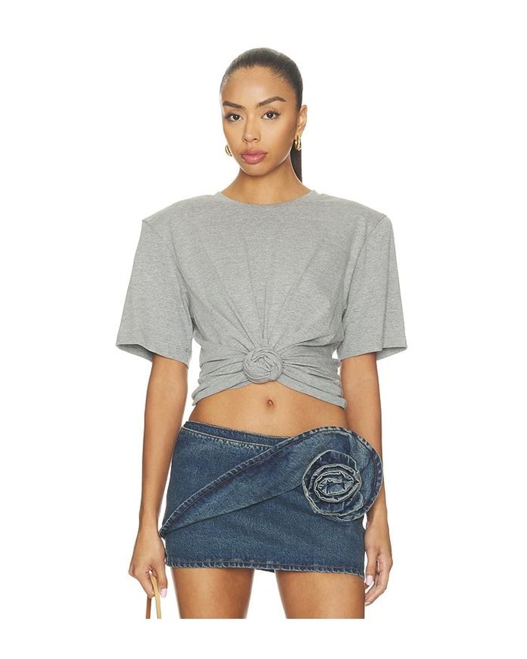 Magda Butrym Gray T-Shirt 01