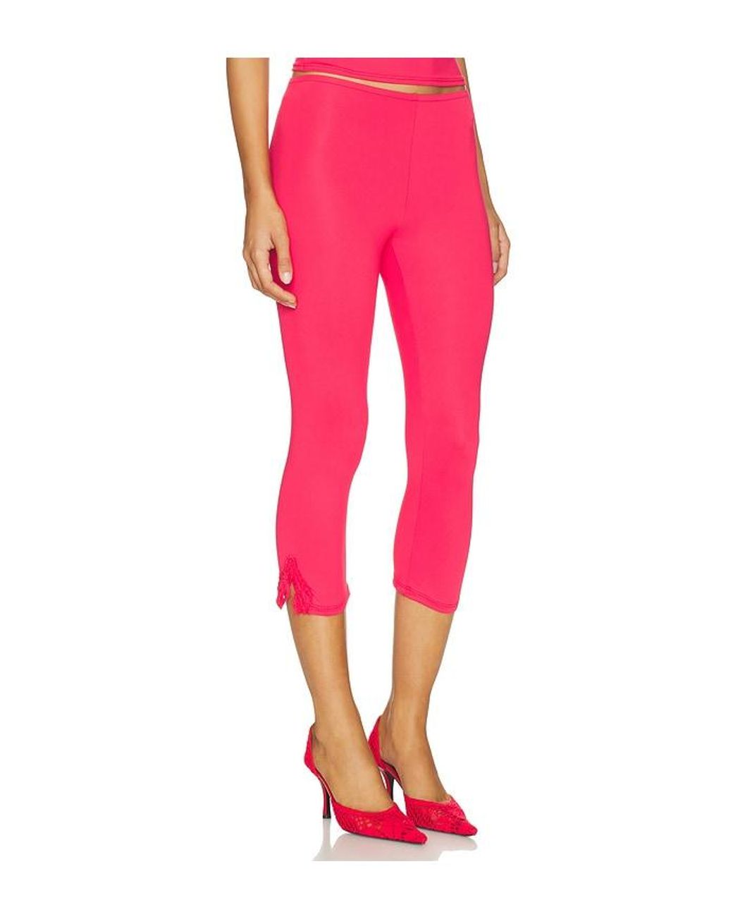 Only Hearts Pink Capri Leggings