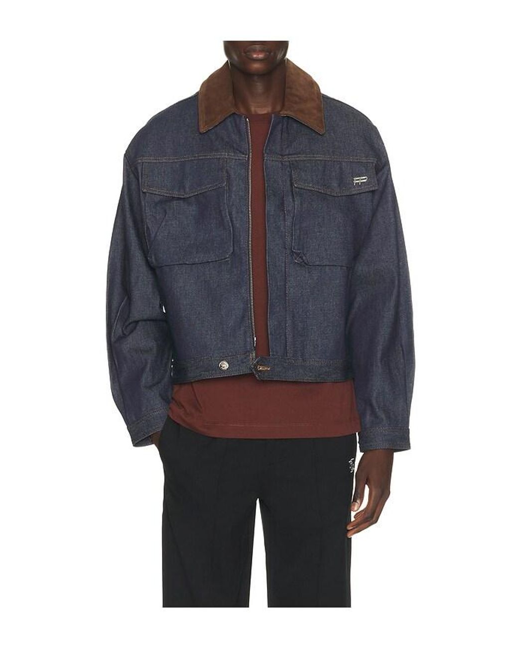 Filling Pieces Blue Denim Jacket for men