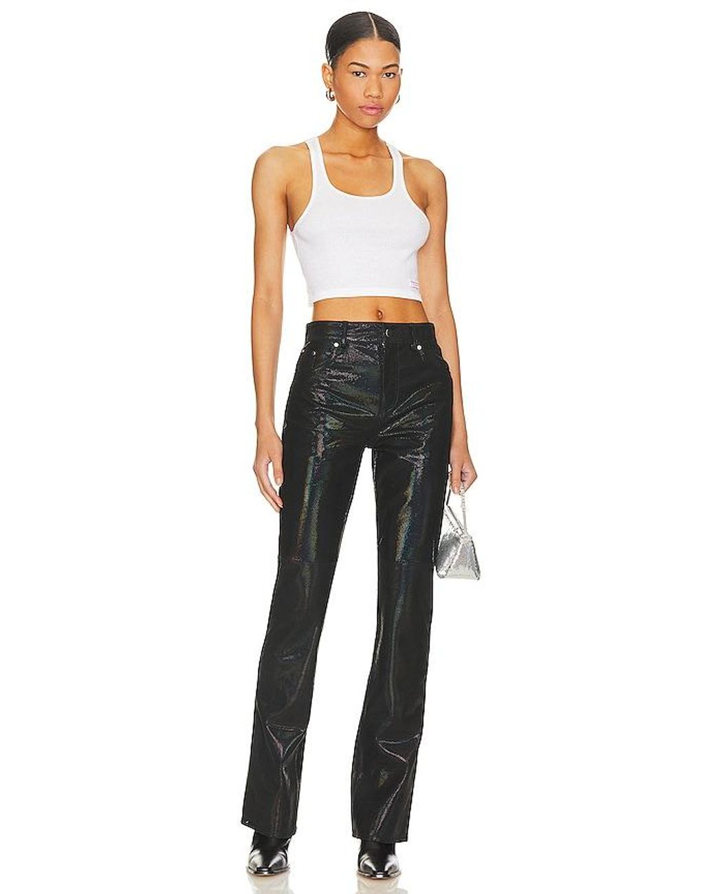 Nbd Black Raquel Leather Pant