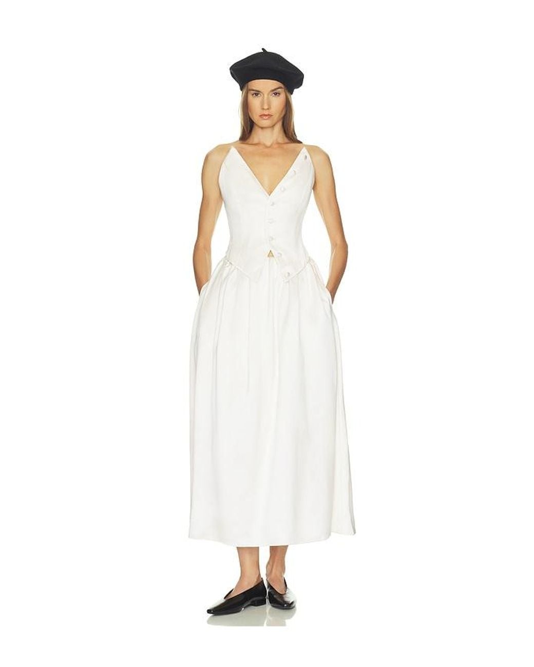 Helsa White Gala Bustier