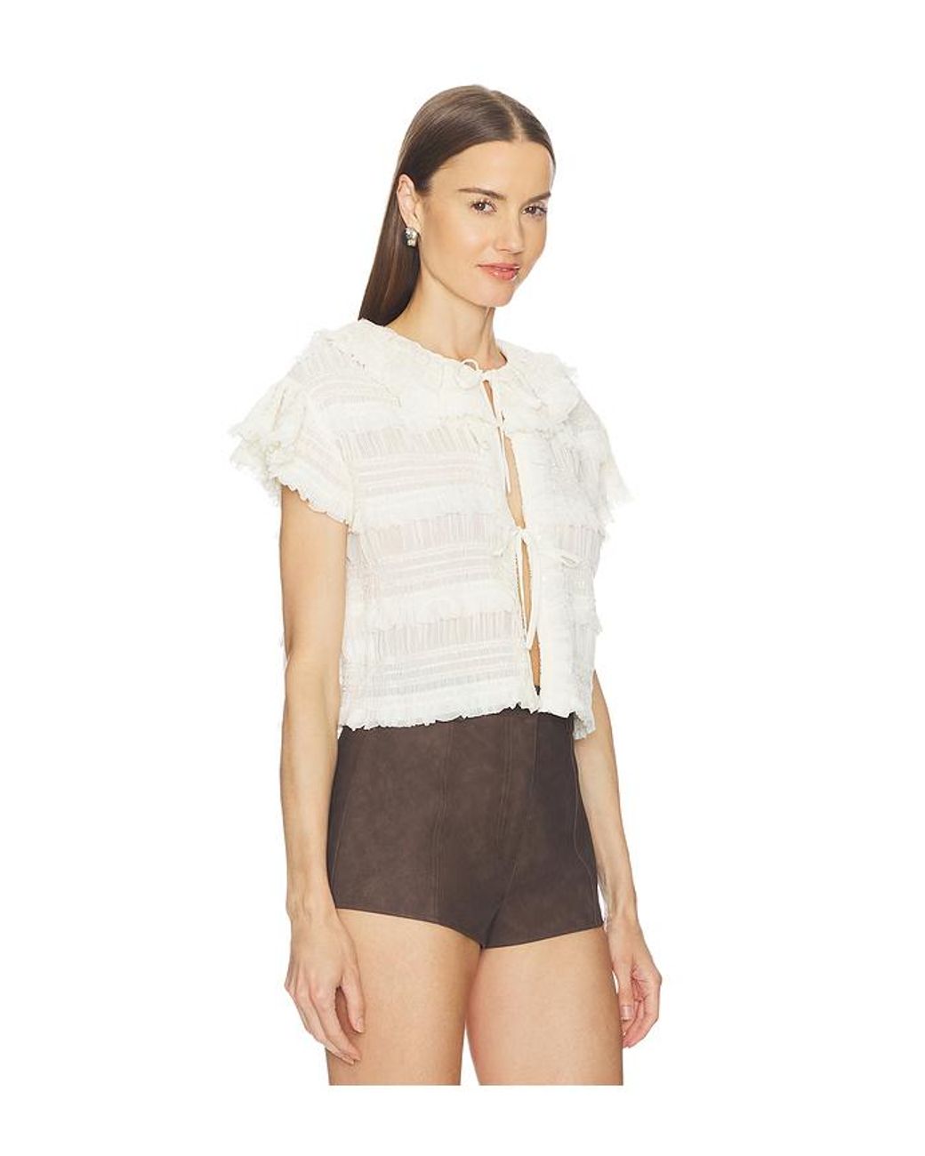 AKNVAS White Oberteil Audra