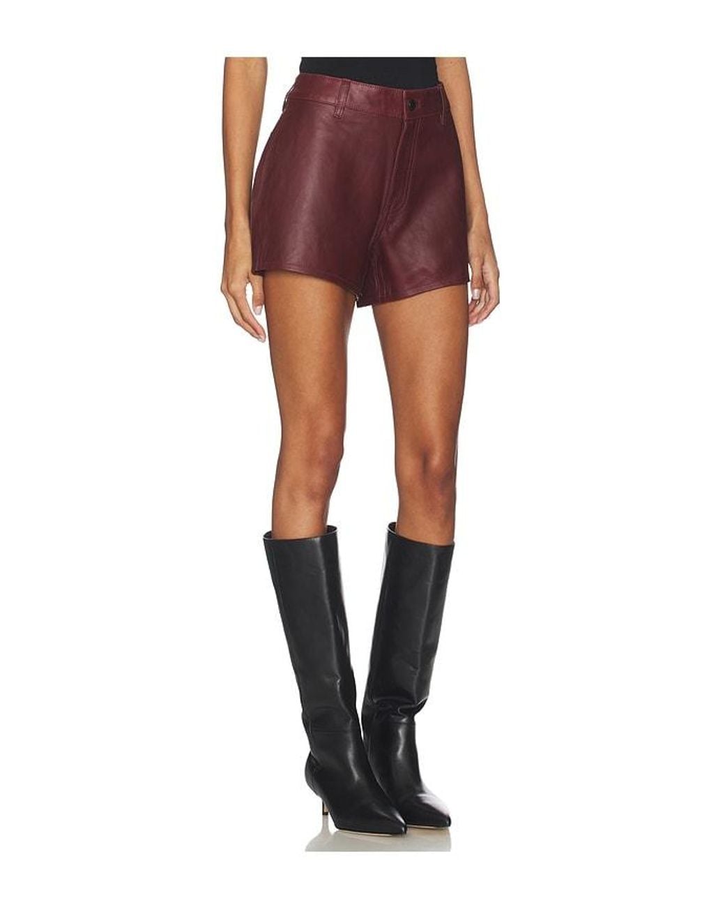 DL1961 Multicolor Zoie Leather Short