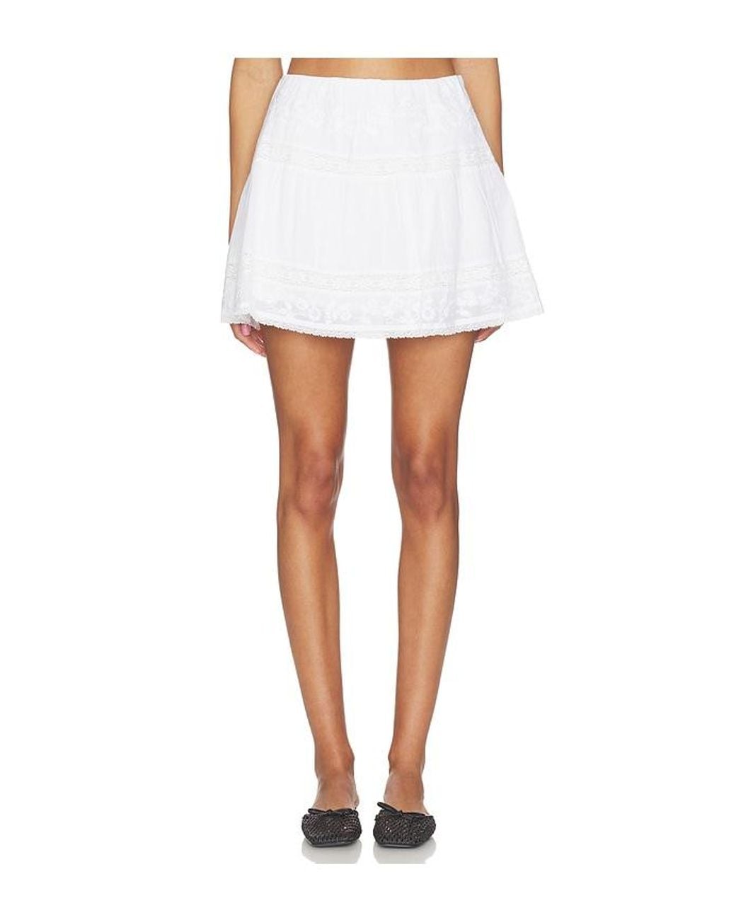 Show Me Your Mumu White Camden Skort