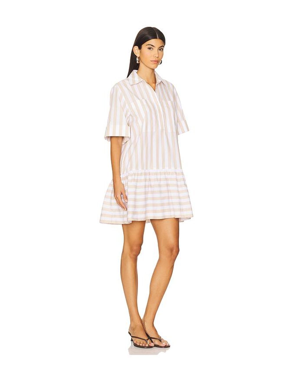 Jonathan Simkhai White Cris Shirt Dress