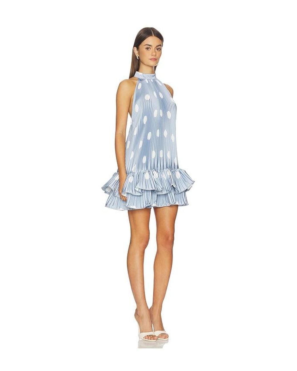 L'idée Blue Soleil Mini Dress