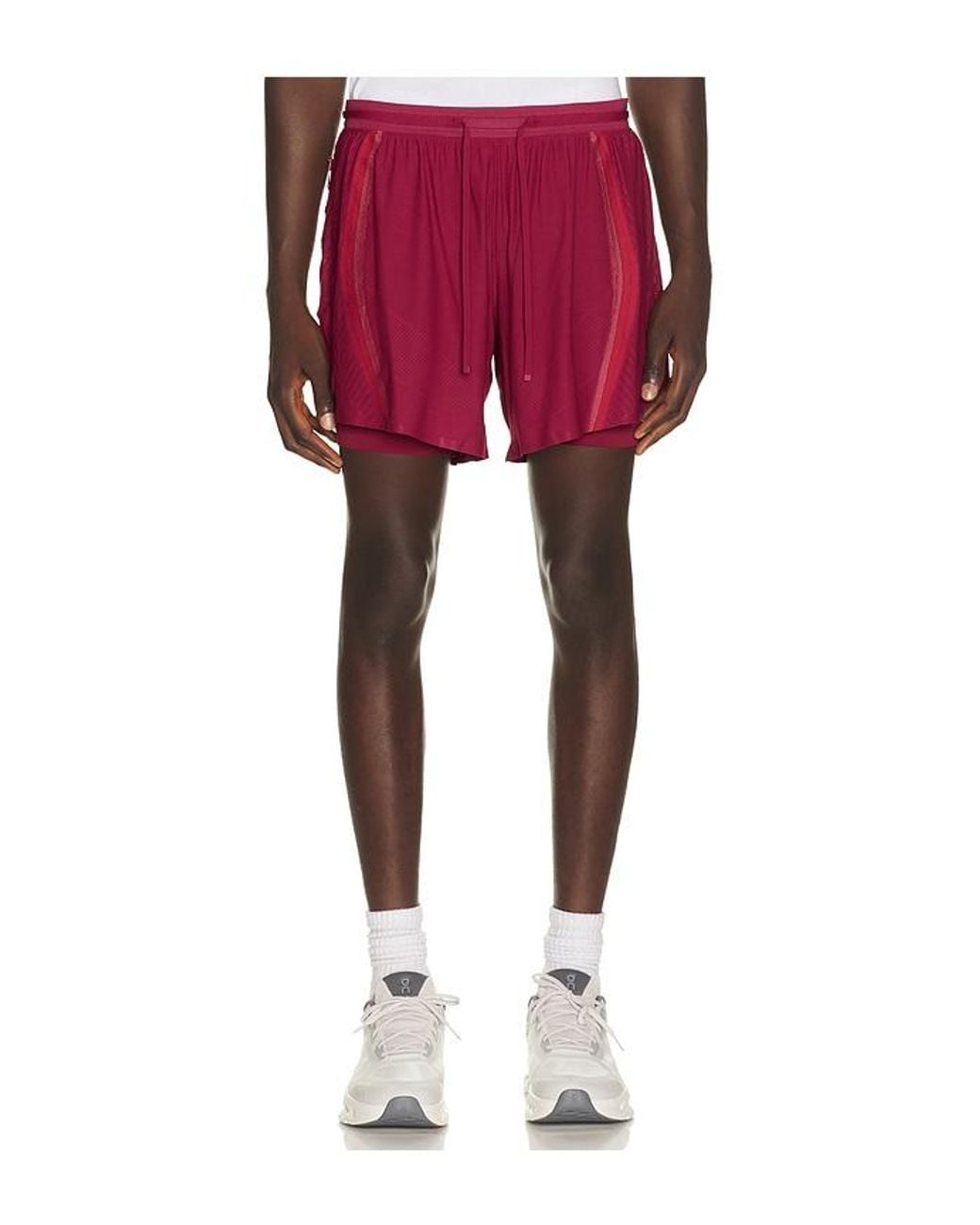 lululemon athletica Red Fast And Free Airflow Running Short 6 for men