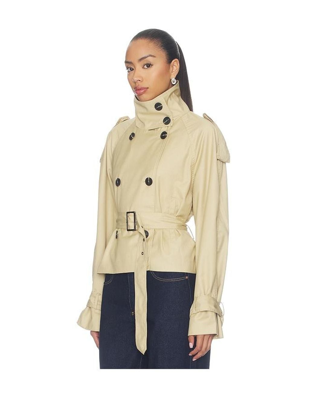 ALL THE WAYS Natural Racine Trench Jacket