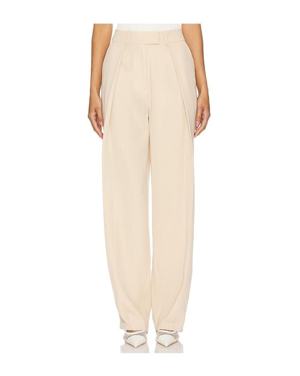 Lovers + Friends White Victoria Pant