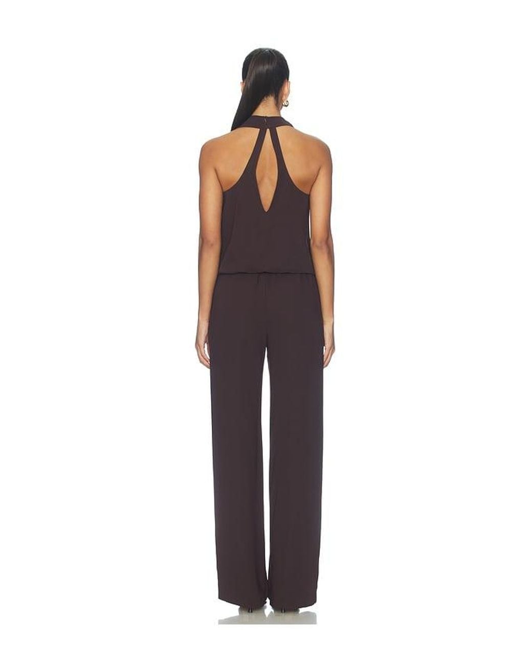 Amanda Uprichard Brown Sonya With Fringe Jumpsuit