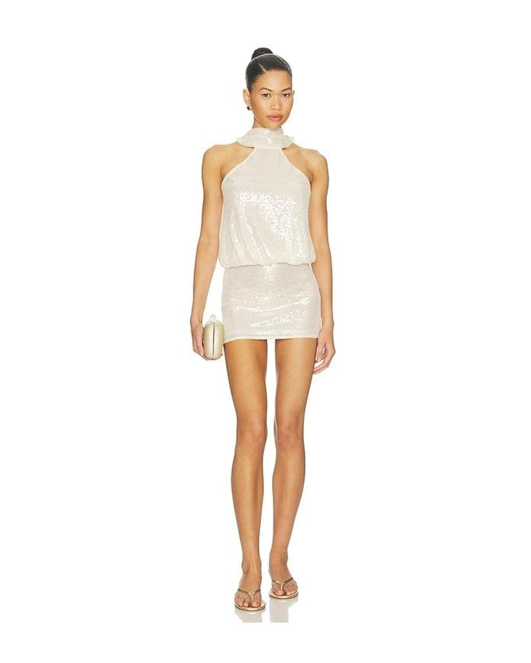 Lovers + Friends White Maya Mini Dress