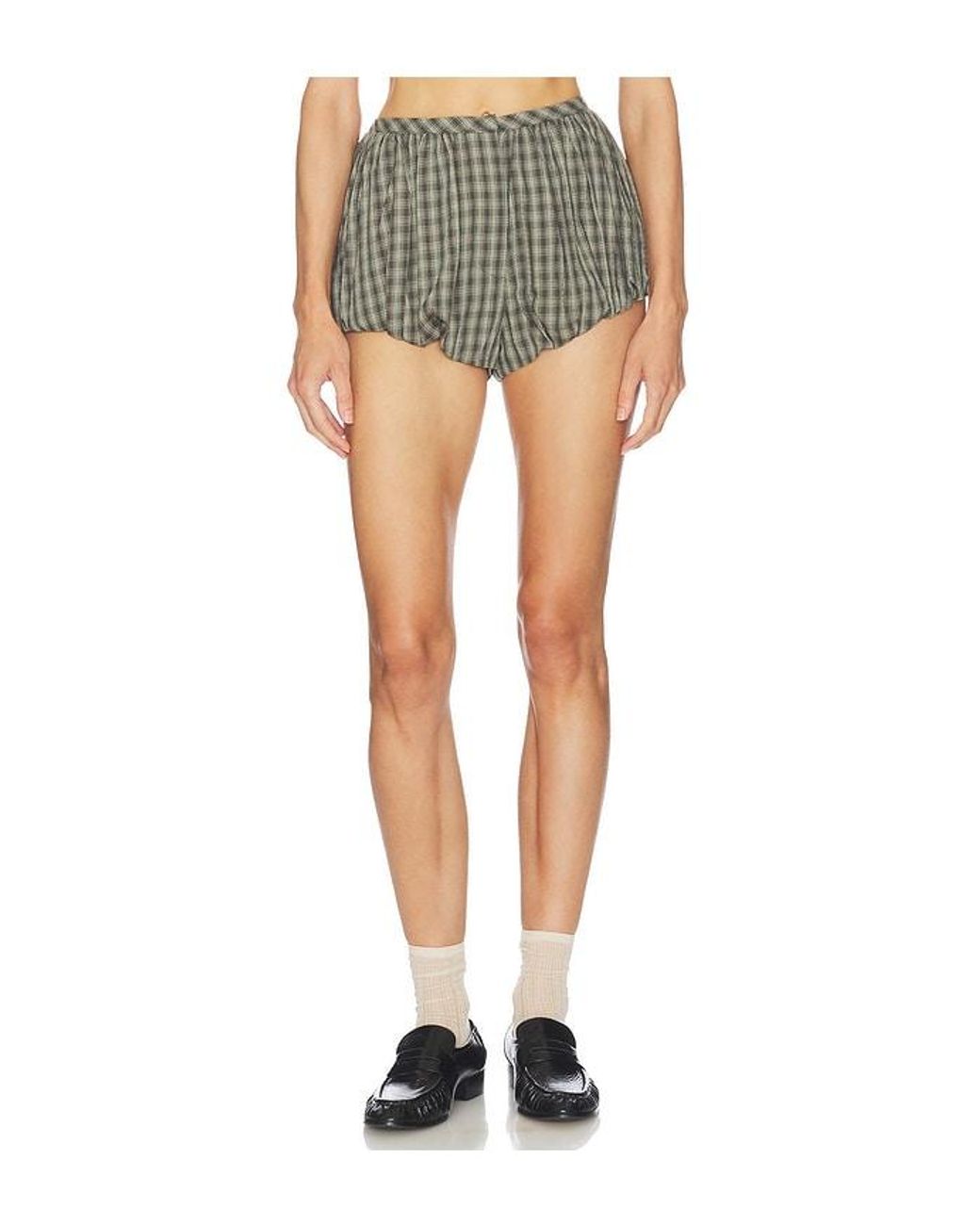 Helsa Multicolor Novelty Puff Shorts