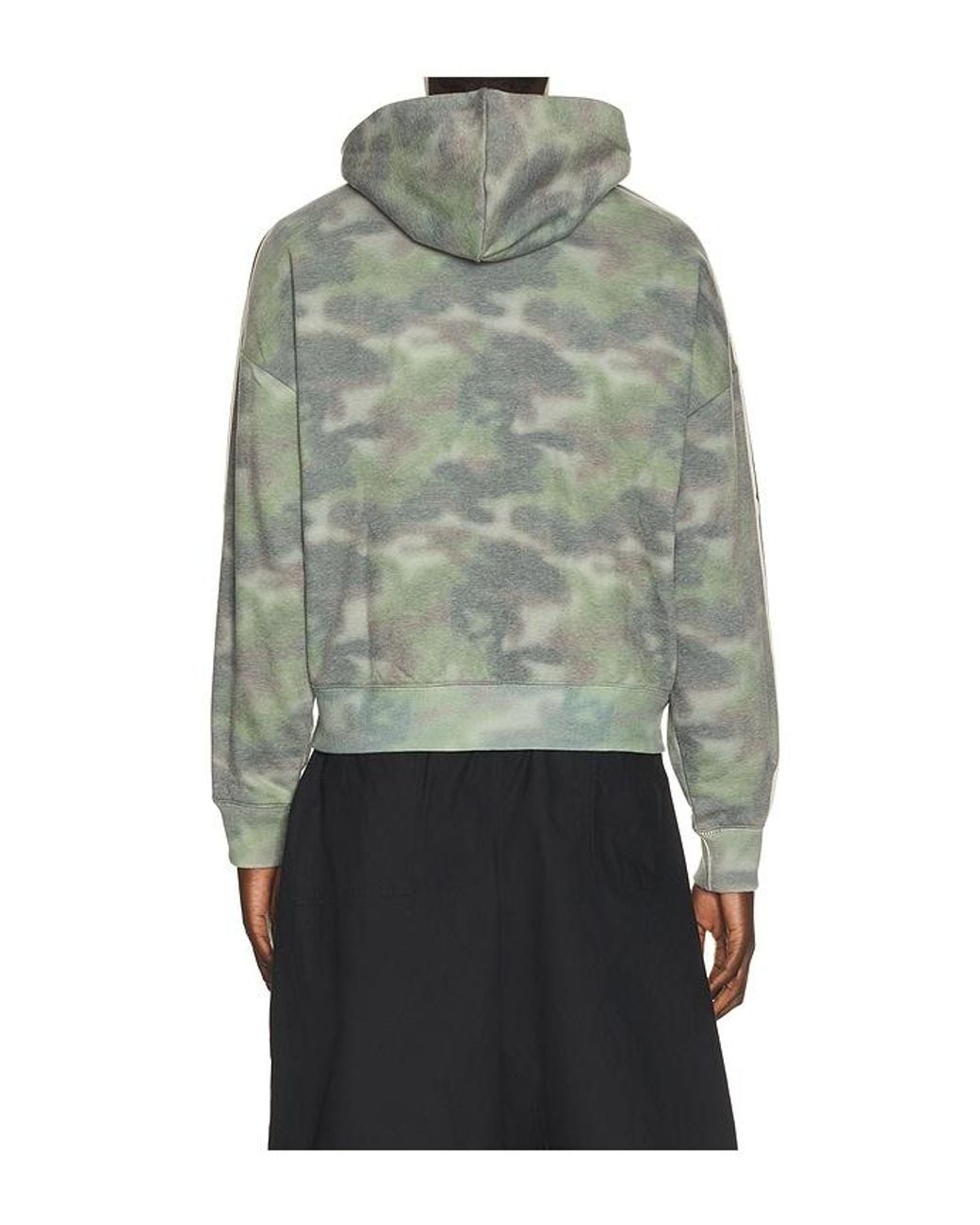 JUNGLES Gray Airbrush Hoodie for men
