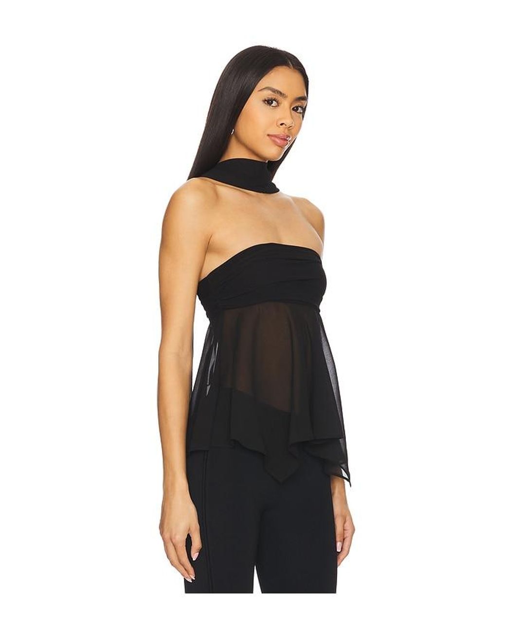 Lovers + Friends Black Sierra Top