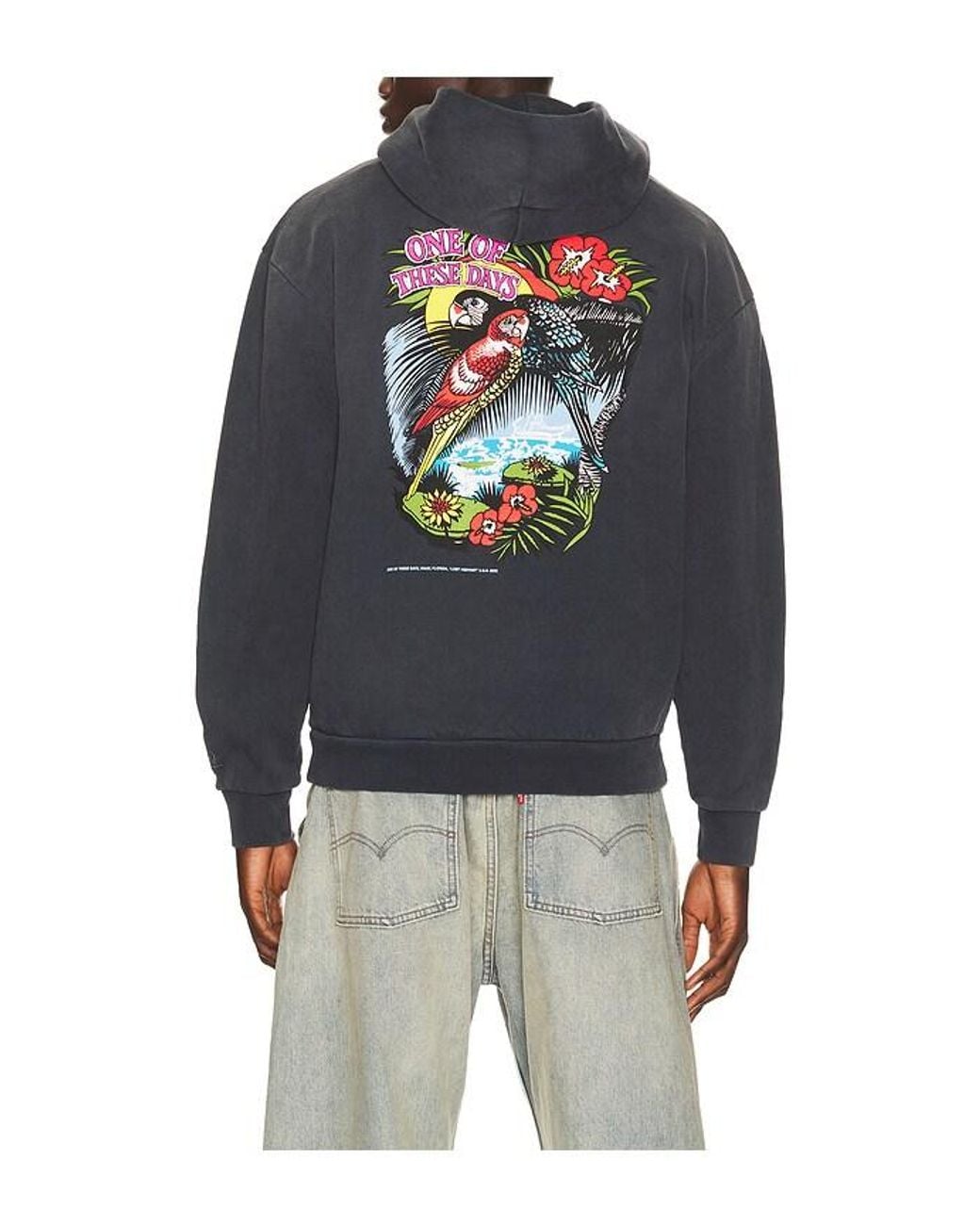 One Of These Days Black X Revolve X Fwrd Miami Design 04 Hoodie for men