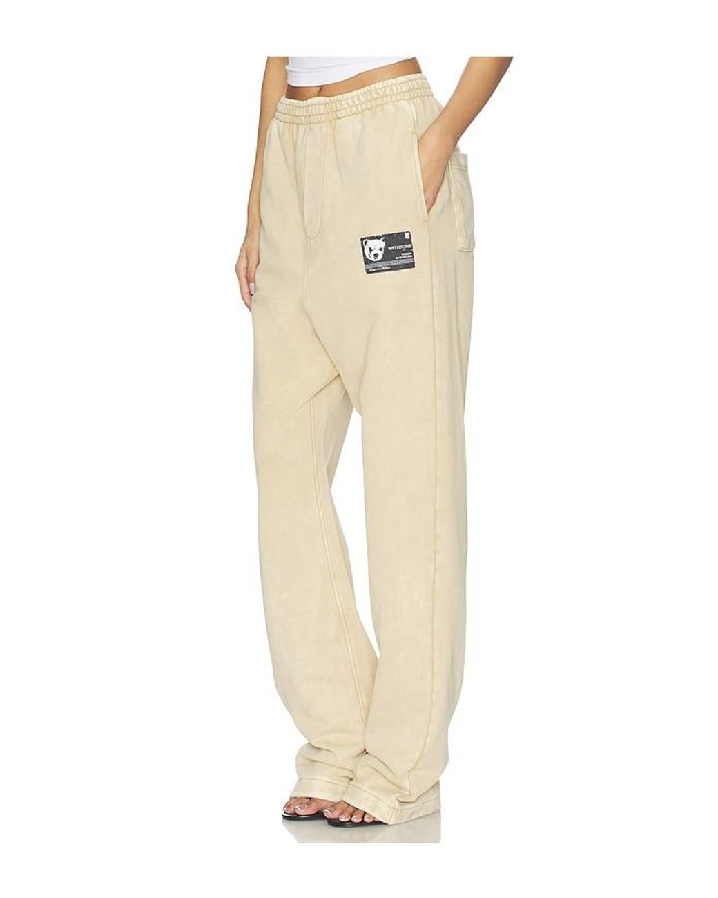 we11done Natural Teddy Id Jersey Pant
