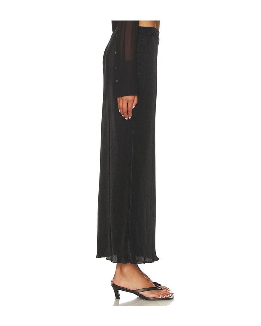 Lovers + Friends Black Gala Maxi Skirt