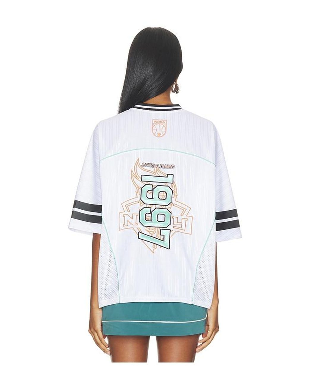 OFF SEASON White New York Liberty Boxy Top