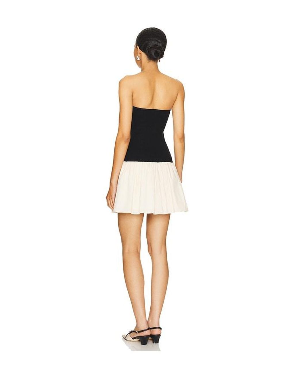 Line & Dot Black Palma Mini Dress