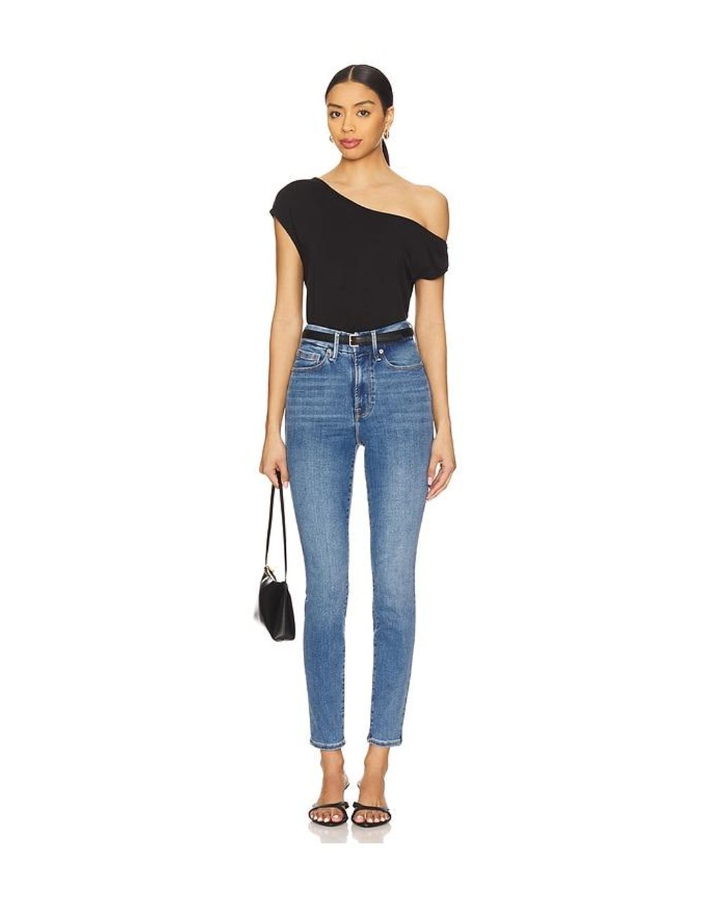 GOOD AMERICAN Blue Always Fits Good Legs Skinny Jeans