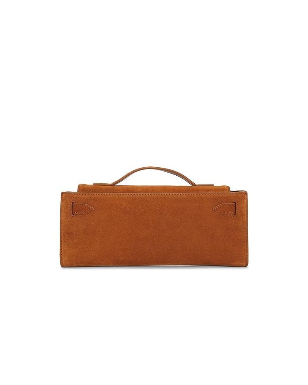 Veronica Beard Brown Suede Dash Clutch