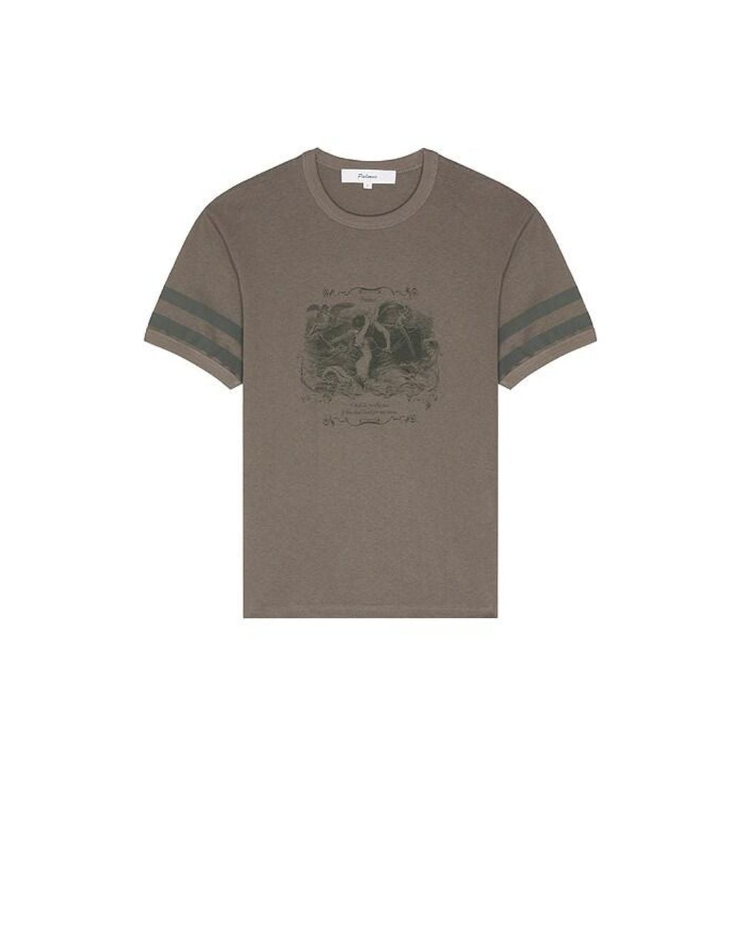 Palmes Multicolor Mermaid Ringer Tee Shirt for men