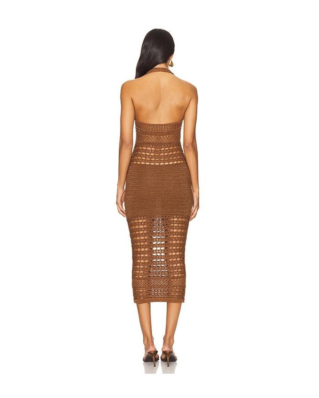 retroféte Multicolor Jaycee Crochet Dress