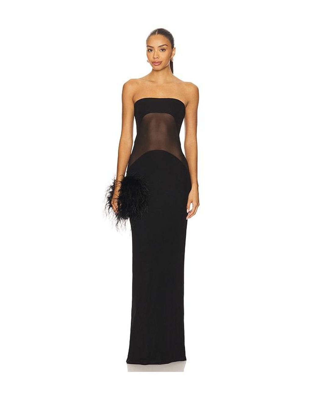 Nbd The Sadira Maxi Dress in Black | Lyst