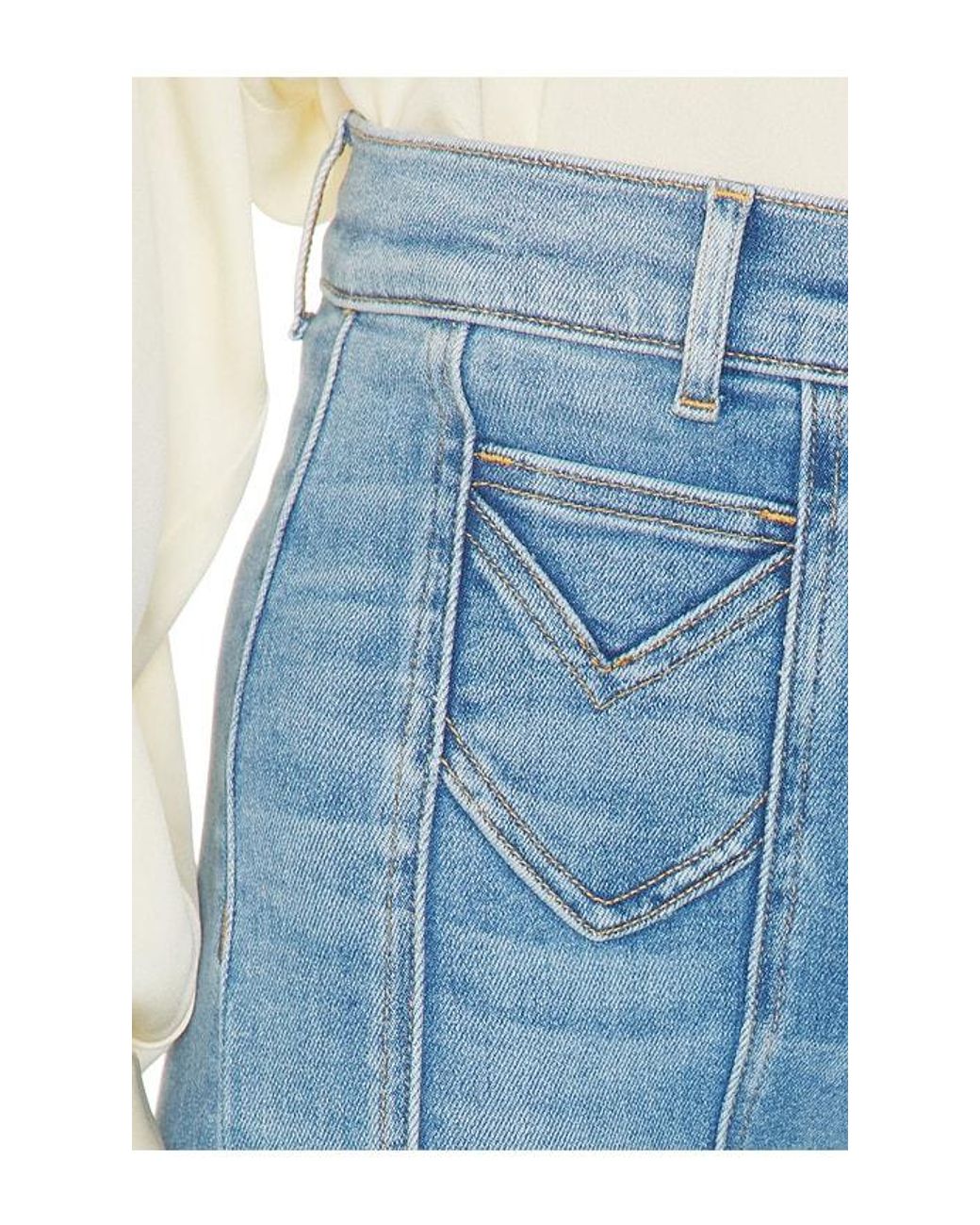 Veronica Beard Blue Beverly High Rise Skinny Flare Jean