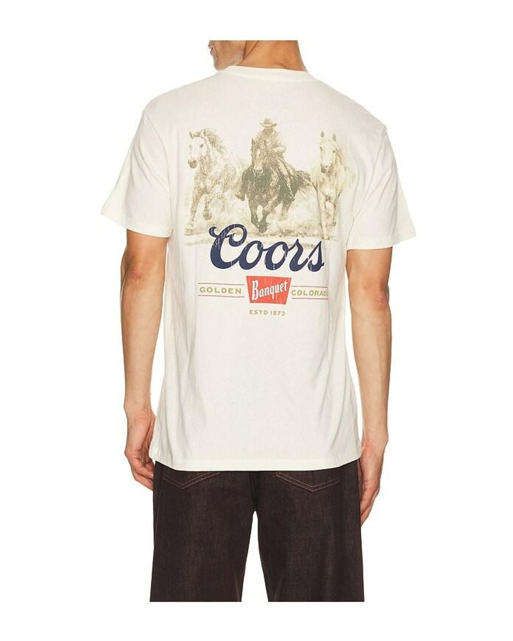 The Forecast Agency White Coors Banquet Tee for men