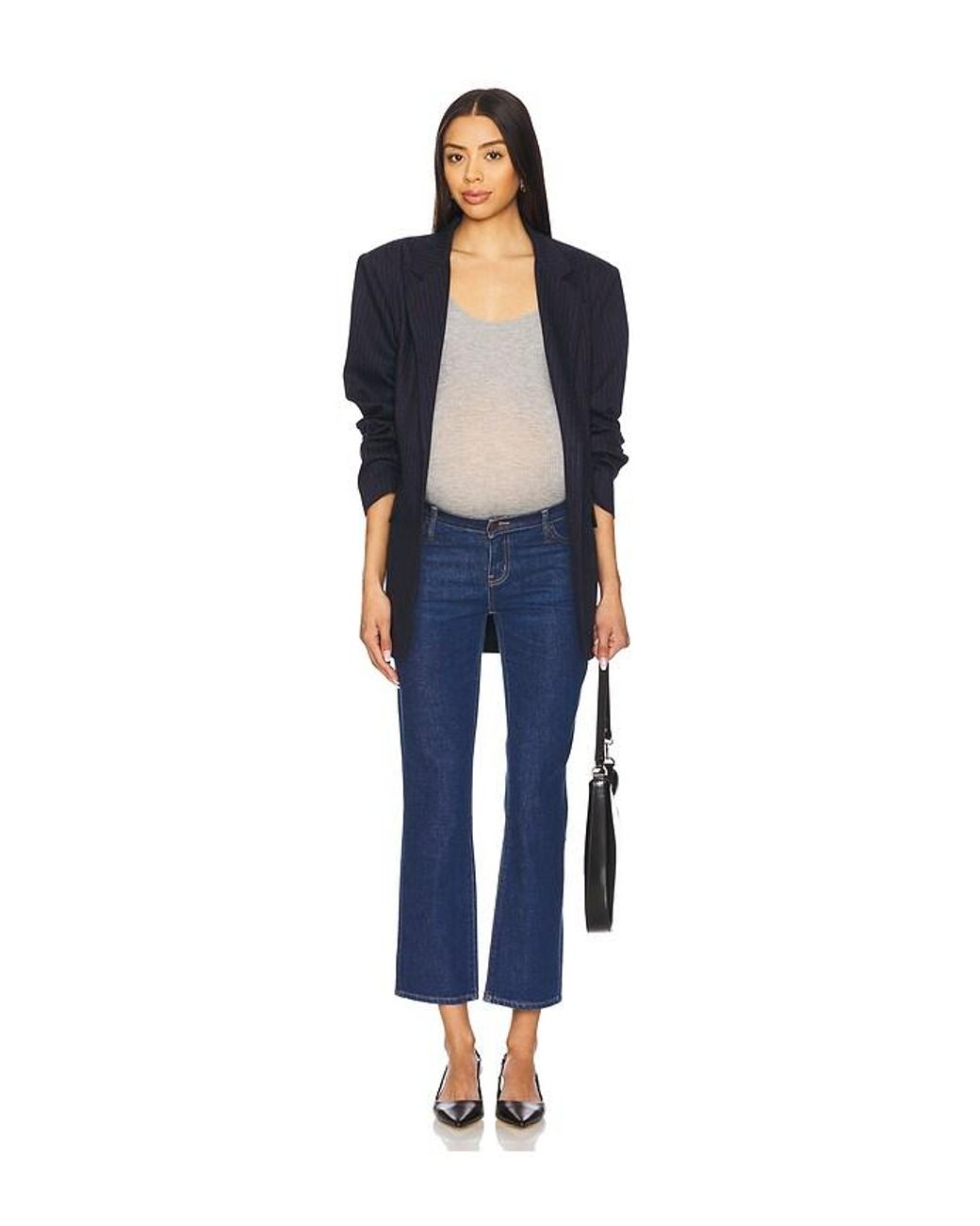 HATCH Blue The Straight Leg Maternity Jeans