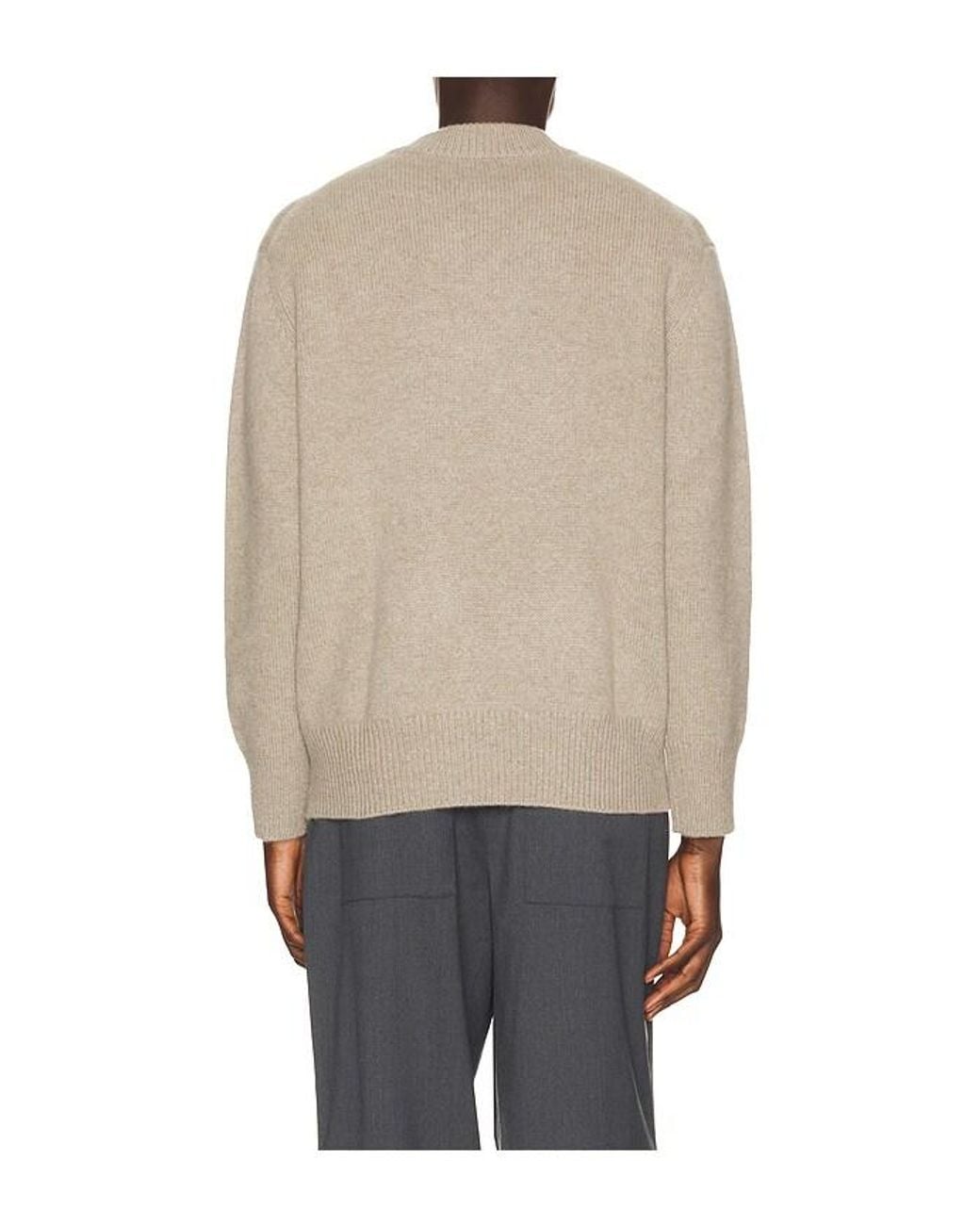 Soft Goat Blue V Neck Sweater for men