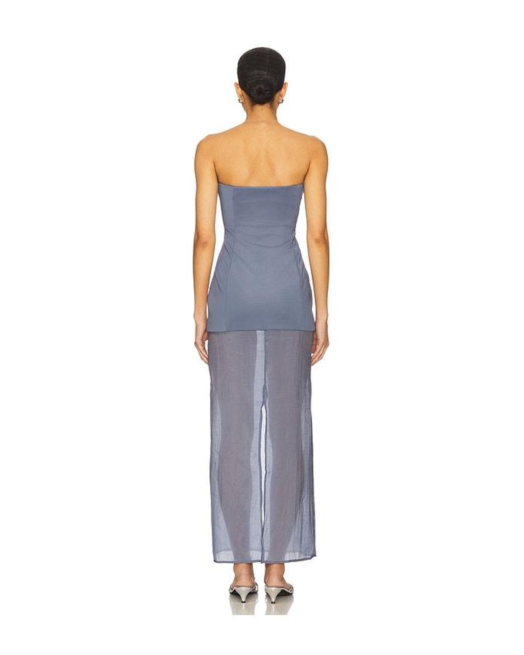 SNDY'S Blue X Revolve Chloe Sheer Dress