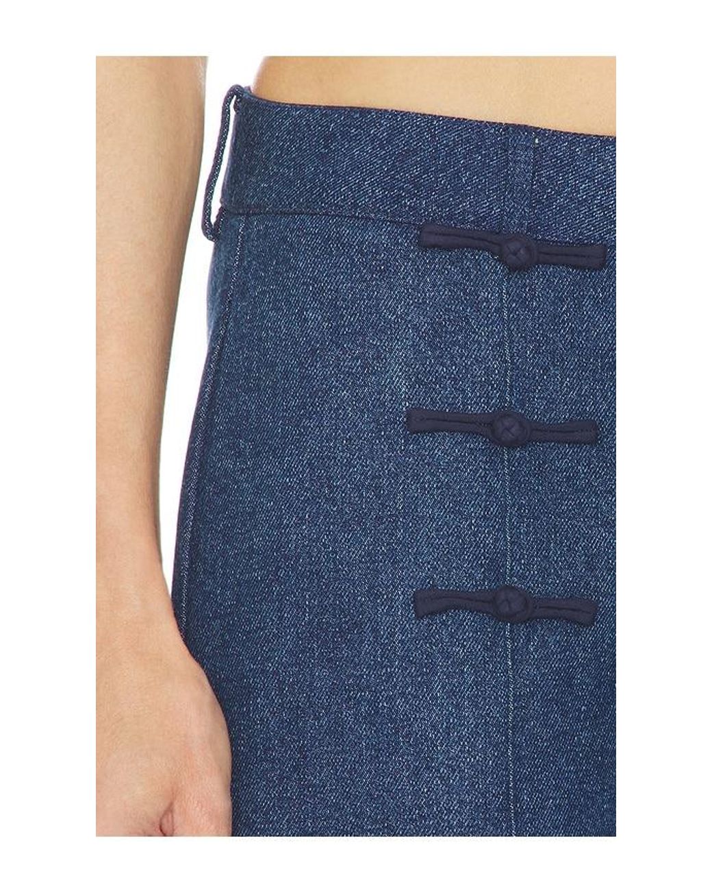 SAU LEE Blue Mason Denim Jeans