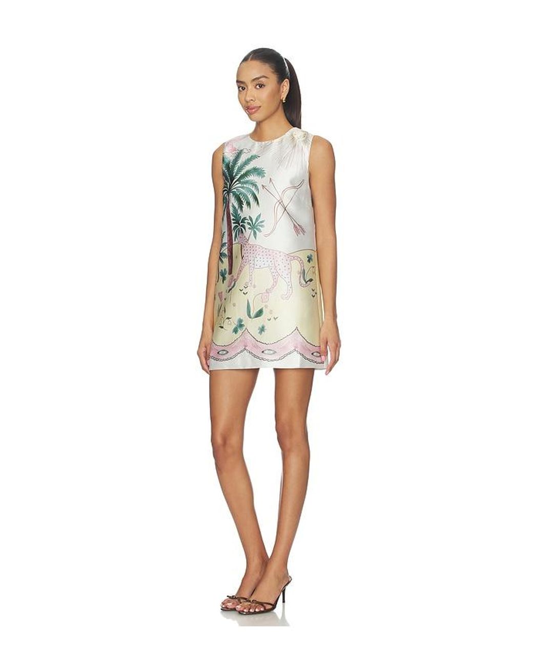 ROAME. White Sofia Mini Dress