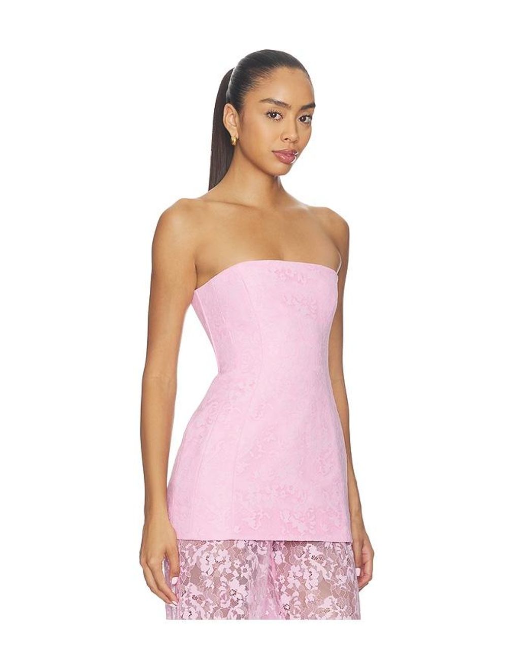 Amanda Uprichard Pink X Revolve Linda Tunic