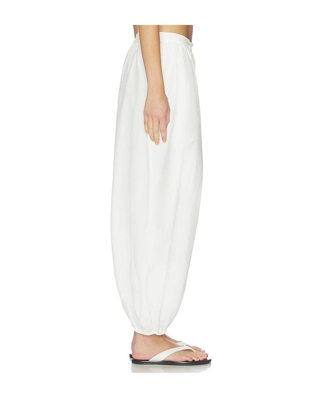 Polo Ralph Lauren White Cotton Standard Pants