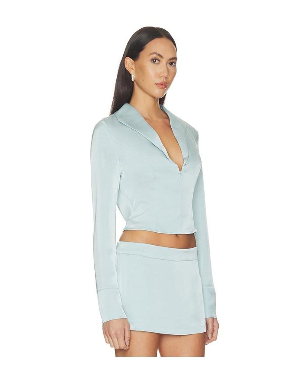 BY.DYLN White X Revolve Myka Shirt
