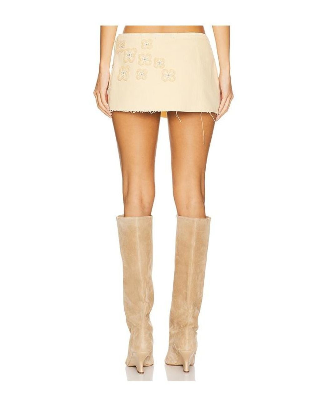 I.AM.GIA White Fauna Skort