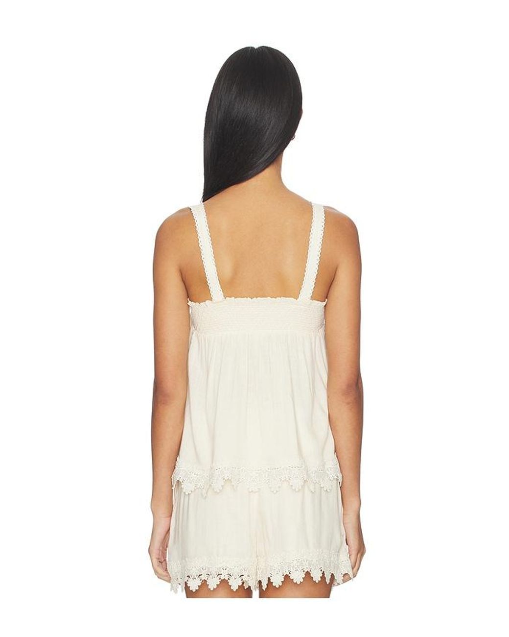 Bobi White Malaga Tank Top
