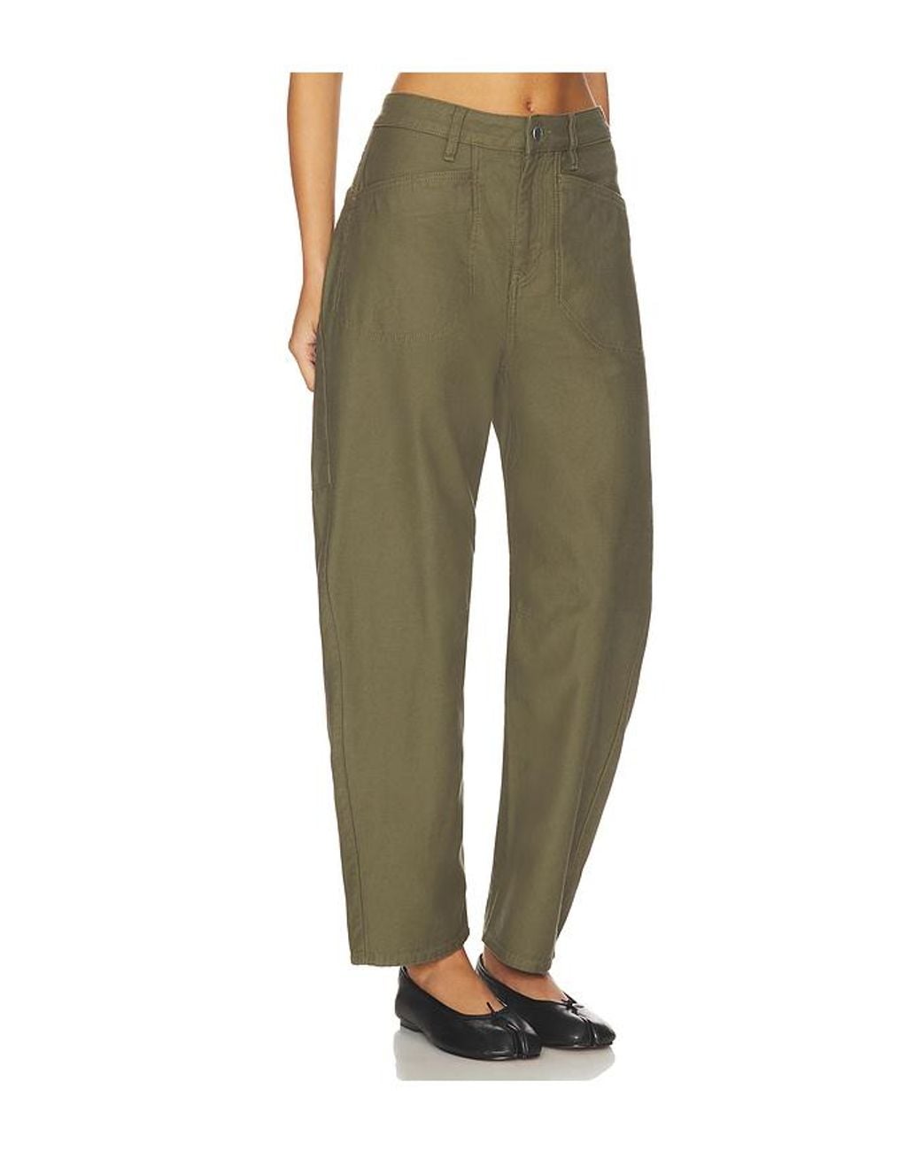 Rag & Bone Green Stevie Utility Tapered Pant
