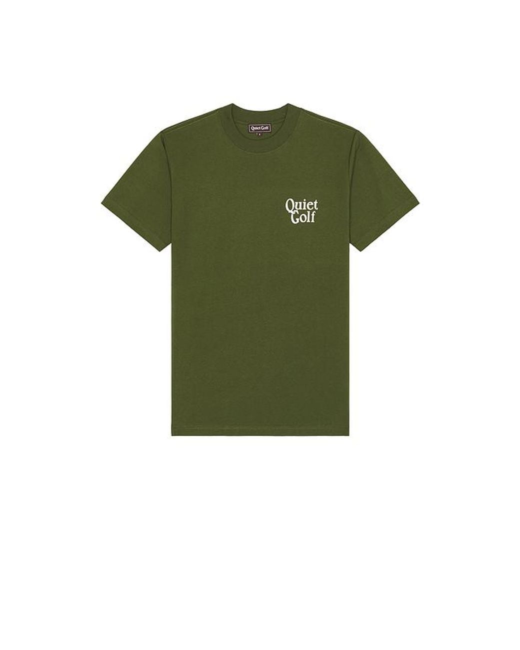 Quiet Golf Shirt Heritage Stack in Green für Herren